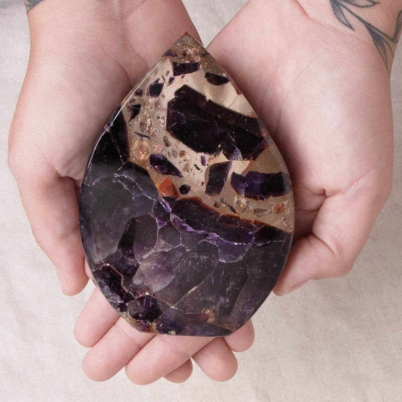 Amethyst Flame Freeform Crystal