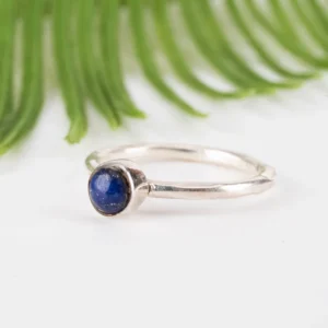 Lapis Lazuli Ring 5mm Size 7.5